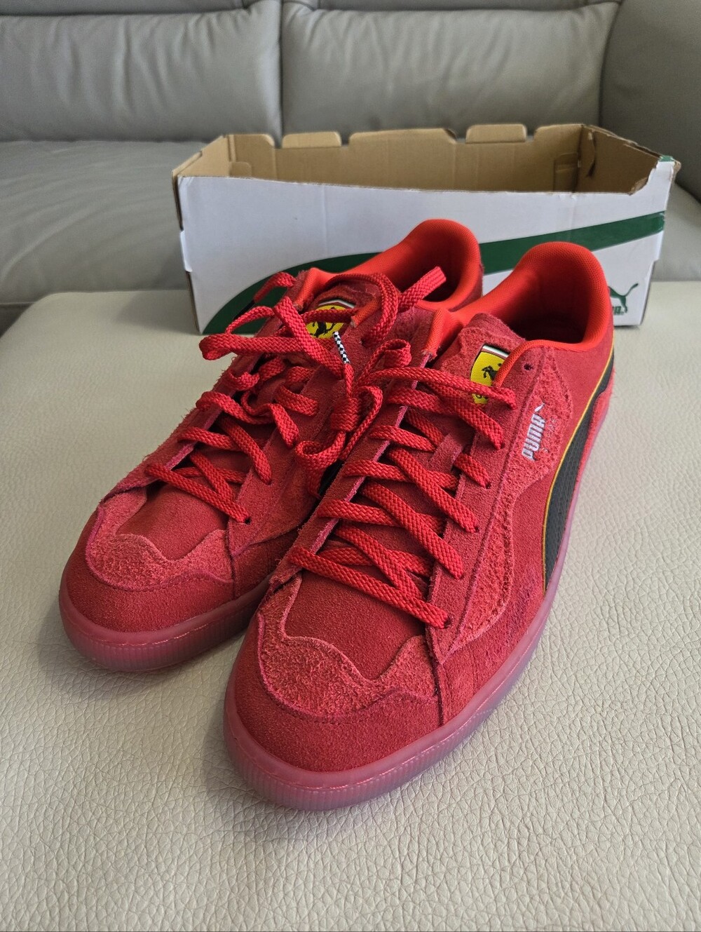 NWB - Puma x Ferrari Men's Suede Trippy Sneakers - US 14/EU 48